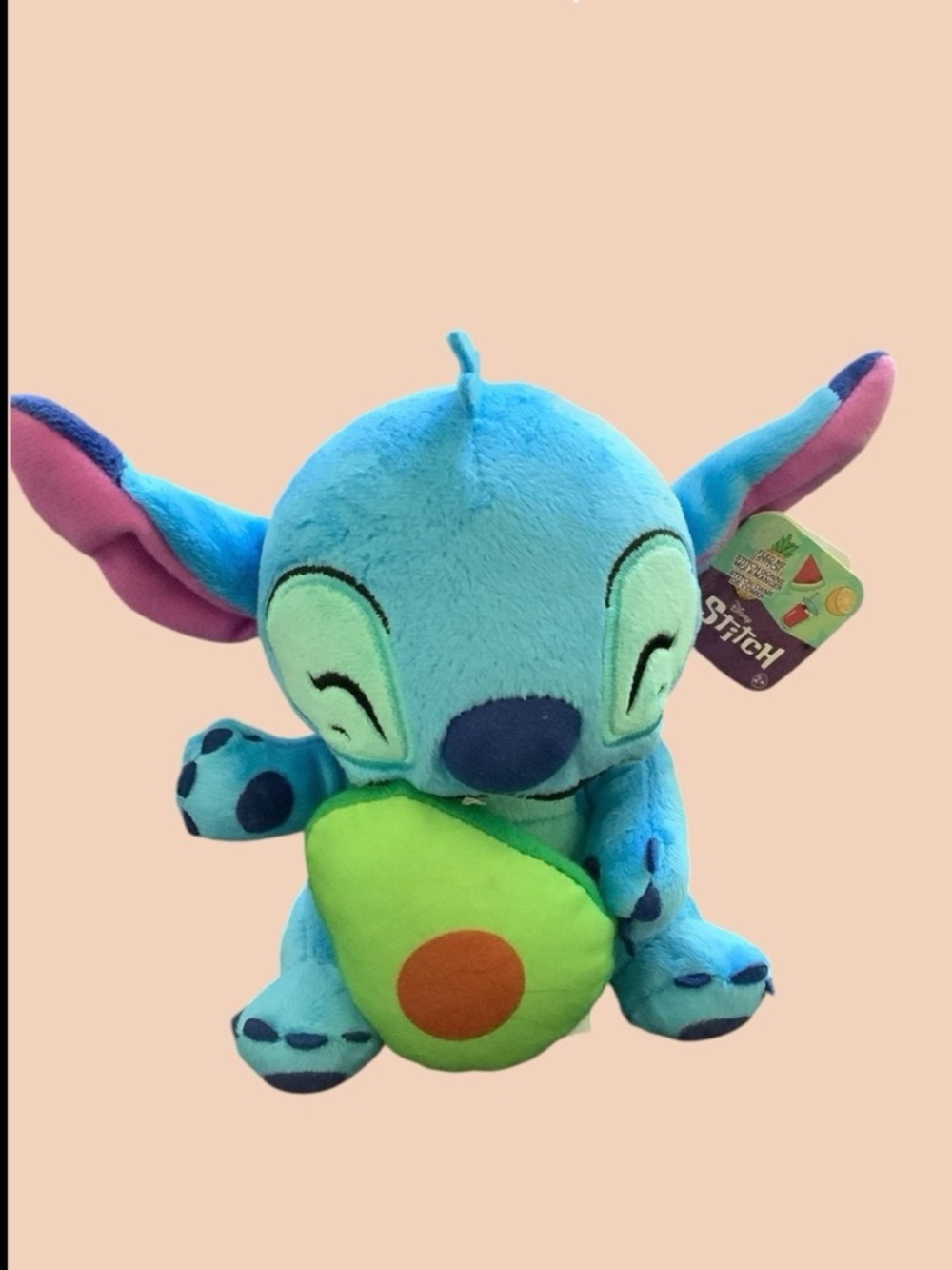 Disney Lilo & Stitch STITCH AVOCADO Feed Me Series 6" PLUSH NEW TAG 2023